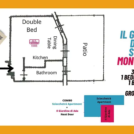 Il Giardino Di Ada Ground Floor With Ac And Patio *