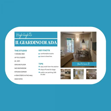 Il Giardino Di Ada Ground Floor With Ac And Patio Διαμέρισμα Μοντερόσο αλ Μάρε