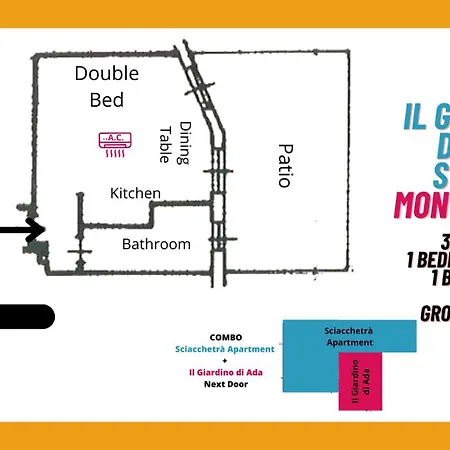 Il Giardino Di Ada Ground Floor With Ac And Patio Apartment