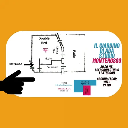 Il Giardino Di Ada Ground Floor With Ac And Patio Appartement